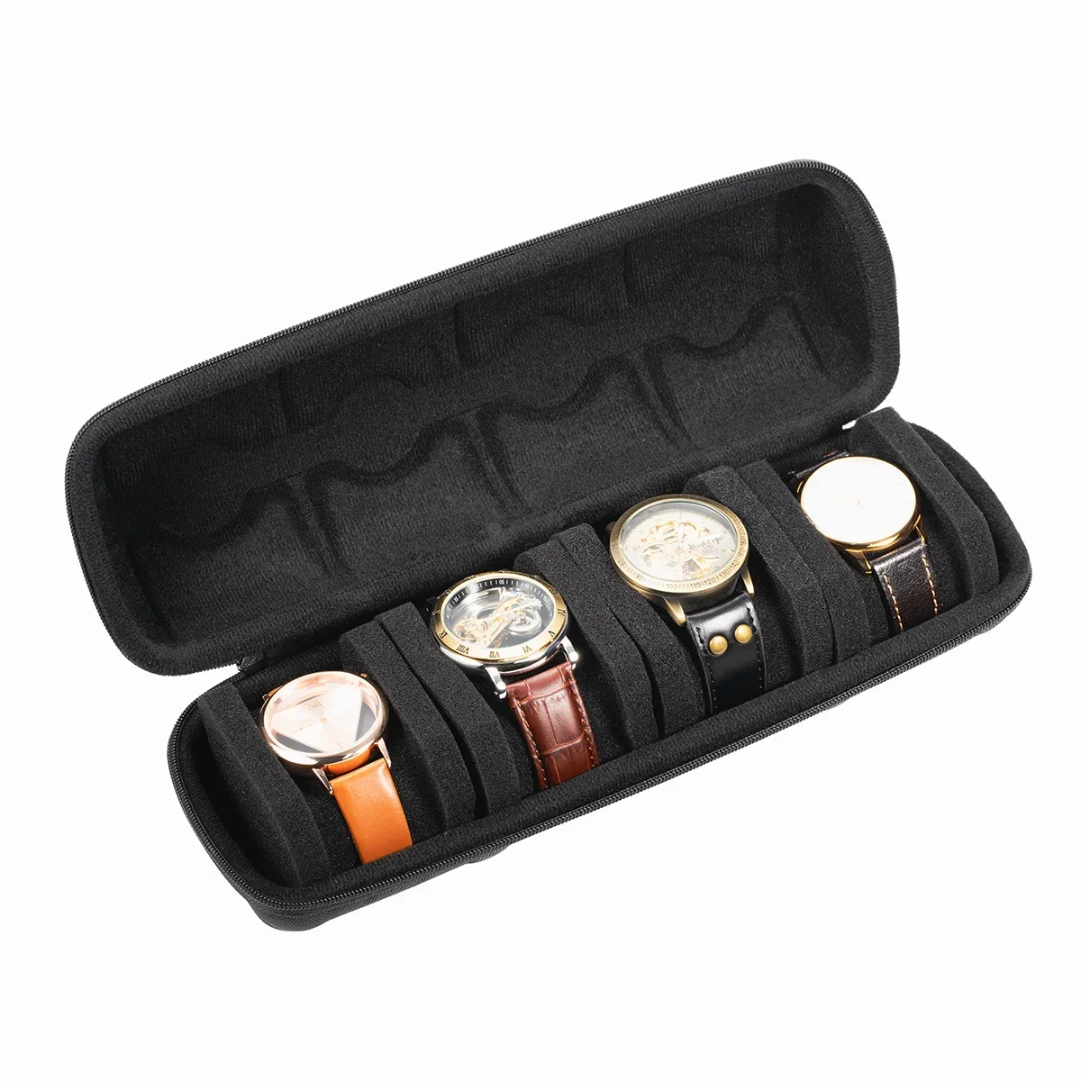 Watch Box Organizer – Portable Travel Case for Wristwatches and Smartwatches
