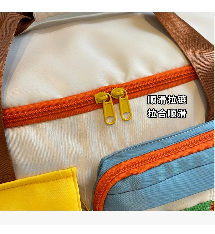 Unisex Duffel Travel & Gym Bag – Waterproof Shoulder Tote for Fitness, Yoga, and Swimming