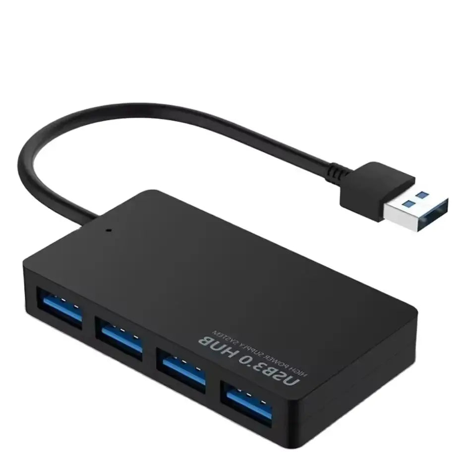 4-Port USB Splitter – USB 3.0 Multi-Hub Adapter for Windows & Mac
