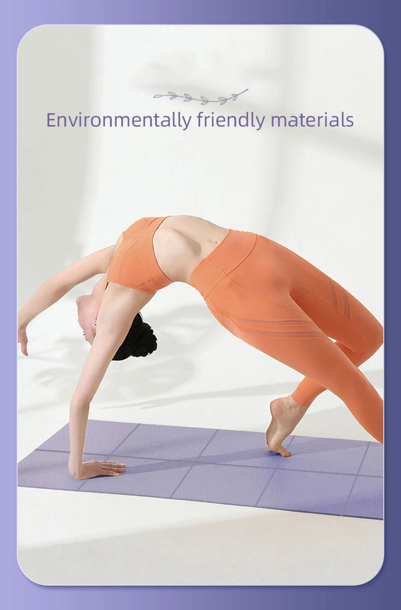 Foldable Yoga Mat – Non-Slip, Eco-Friendly & Lightweight for Travel, Home Workouts & Outdoor Fitness