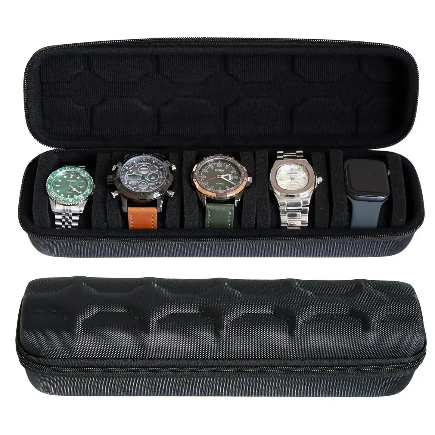 Watch Box Organizer – Portable Travel Case for Wristwatches and Smartwatches