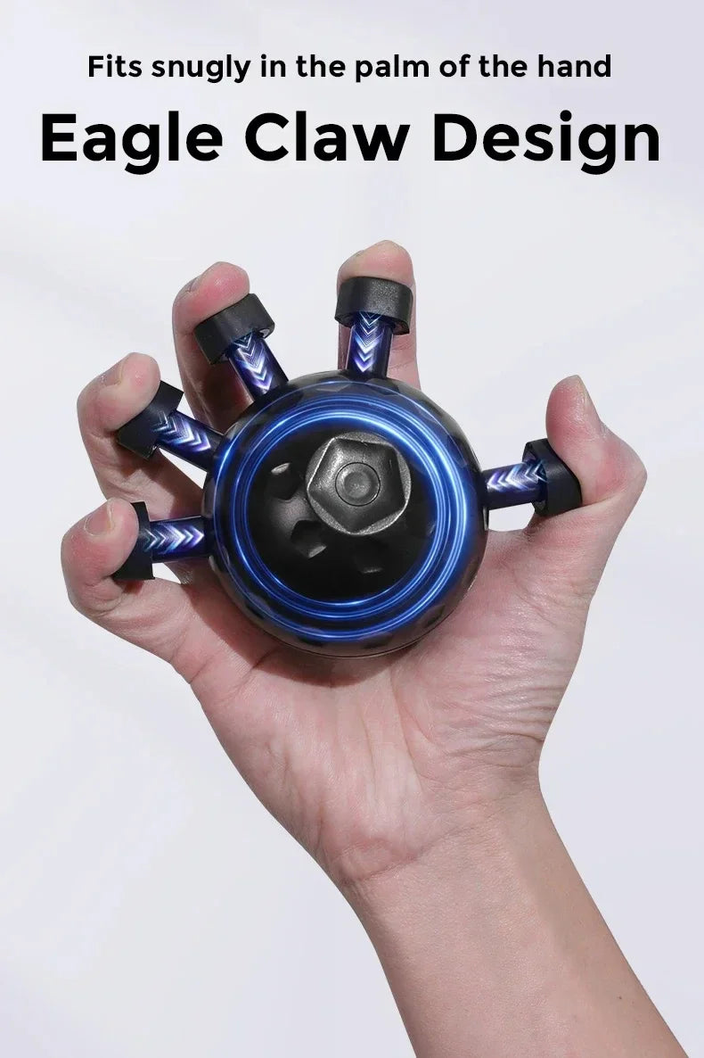Eagle claw design hand gripper ball with lightning-patterned grips – ergonomic fit for palm, ideal for strength training and stress relief by BeTrendy