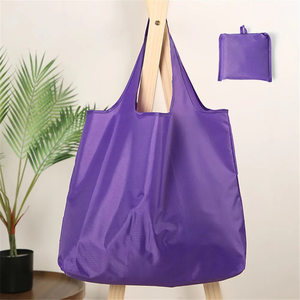 Durable Oxford Cloth Shopping Bag – Reusable Eco Tote for Women, 53x38x10cm, No Zipper