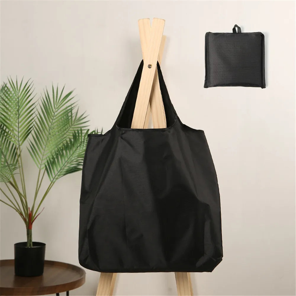 Durable Oxford Cloth Shopping Bag – Reusable Eco Tote for Women, 53x38x10cm, No Zipper