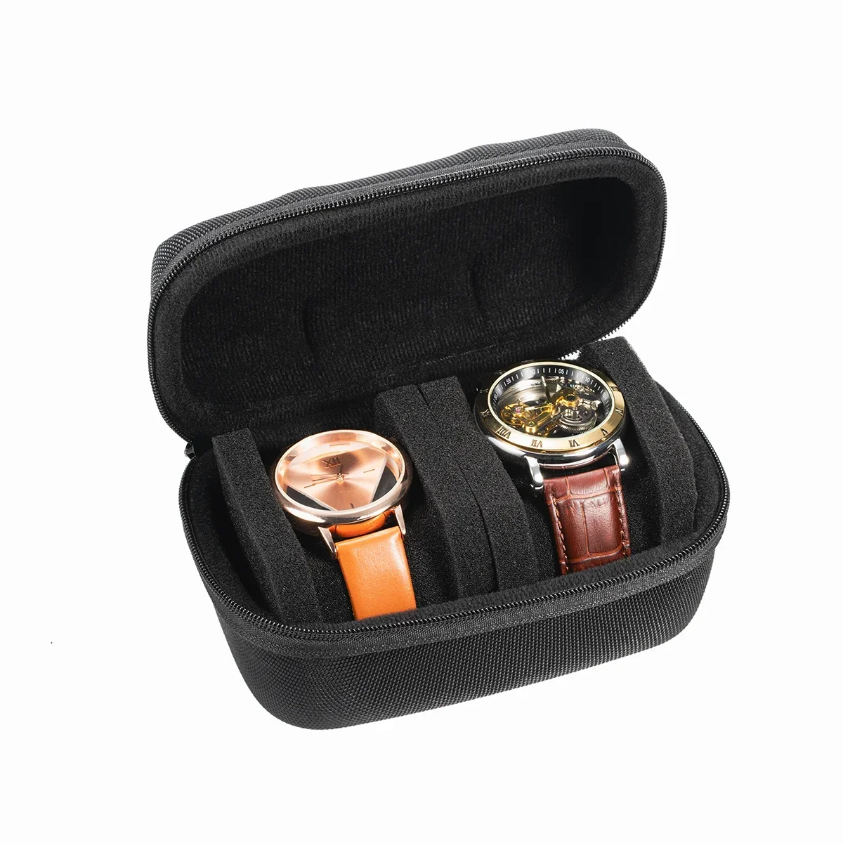 Watch Box Organizer – Portable Travel Case for Wristwatches and Smartwatches