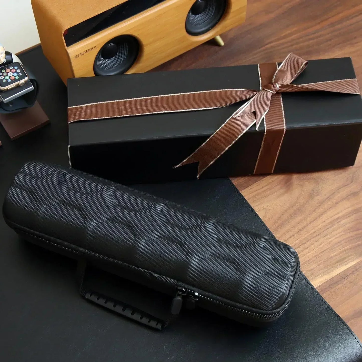 Watch Box Organizer – Portable Travel Case for Wristwatches and Smartwatches