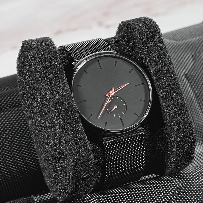 Watch Box Organizer – Portable Travel Case for Wristwatches and Smartwatches