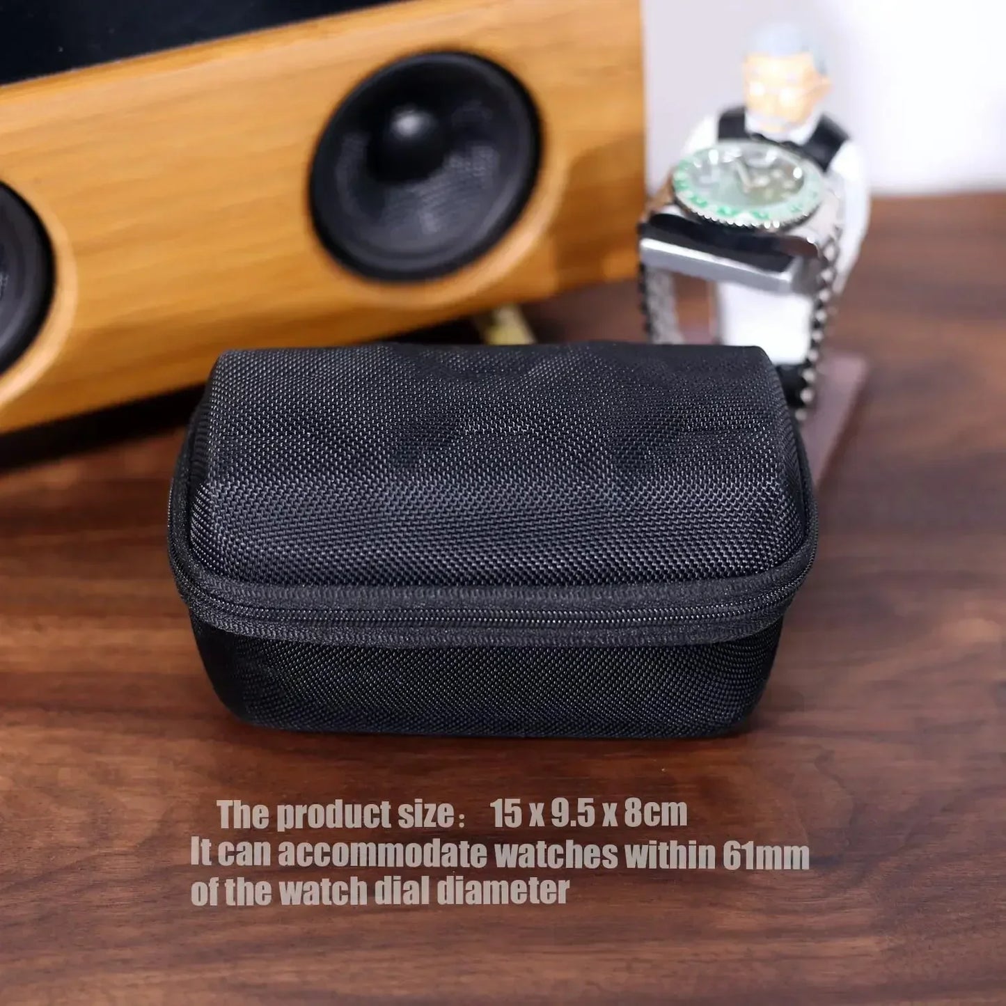 Watch Box Organizer – Portable Travel Case for Wristwatches and Smartwatches