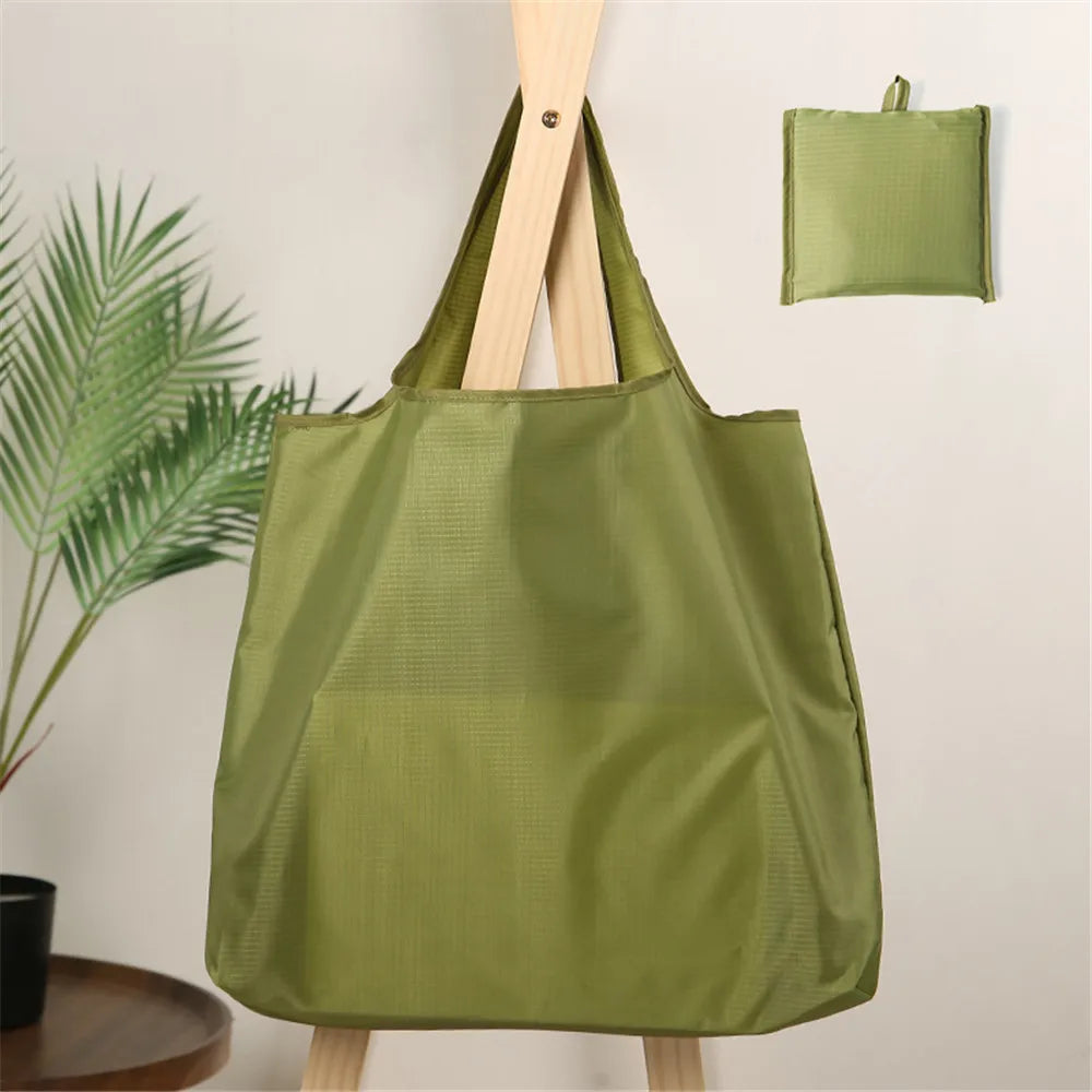Durable Oxford Cloth Shopping Bag – Reusable Eco Tote for Women, 53x38x10cm, No Zipper