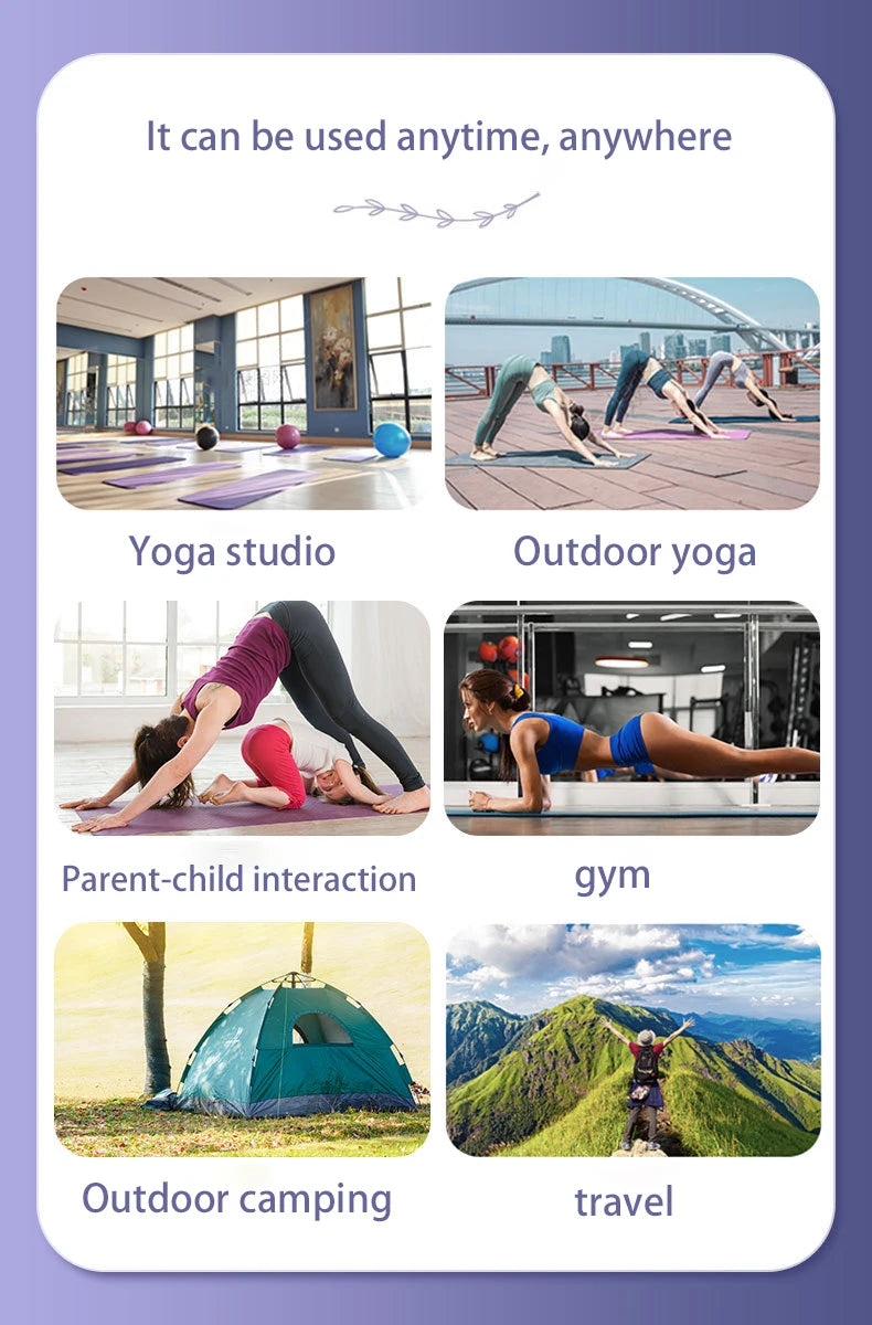 Foldable Yoga Mat – Non-Slip, Eco-Friendly & Lightweight for Travel, Home Workouts & Outdoor Fitness