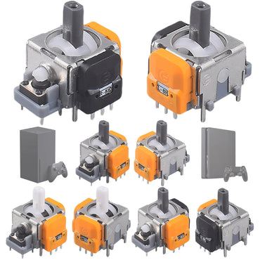 2PCS hall effect joystick module for PS5, PS4, Xbox, and Switch Pro controllers – high precision 3D analog thumb stick sensor replacement