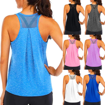 Women's Quick-Dry Yoga Tank – Breathable Workout Top