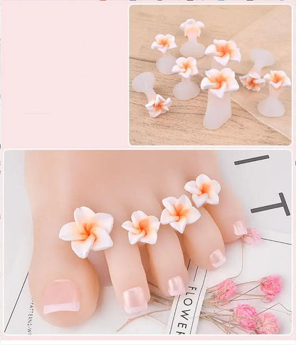 8Pcs Silicone Toe Separators – Soft Reusable Spacers for Pedicure & Nail Polish
