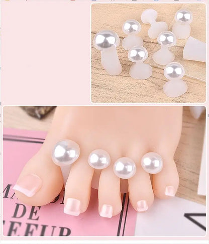 8Pcs Silicone Toe Separators – Soft Reusable Spacers for Pedicure & Nail Polish