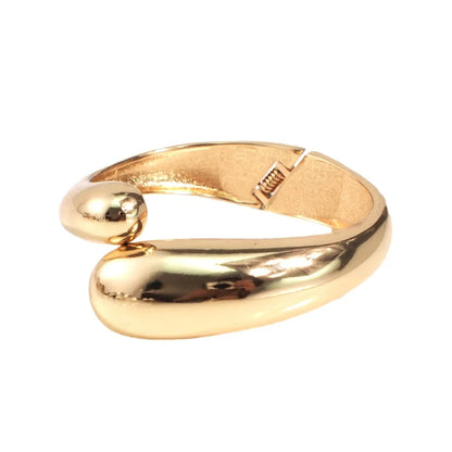 Mixed Color Alloy Cuff Bracelet – Bold Metal Statement Jewelry for Women