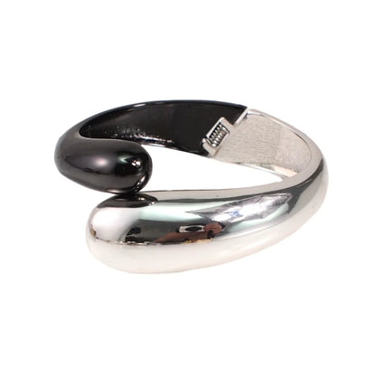 Mixed Color Alloy Cuff Bracelet – Bold Metal Statement Jewelry for Women