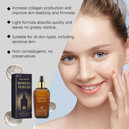 Face Bosein Serum Replenishing Collagen Repairing Increasing Skin Elasticity Brightening Skin Tone Moisturizing Essence Lotion