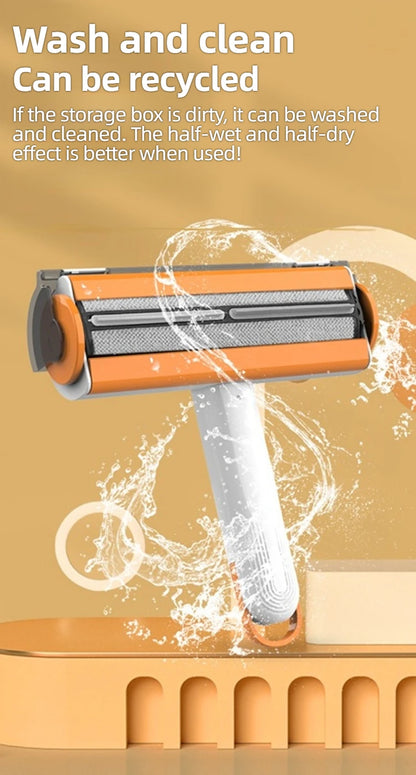 Reusable Pet Hair Remover Roller – Portable, Washable & Eco-Friendly for Dogs, Cats & Clothes