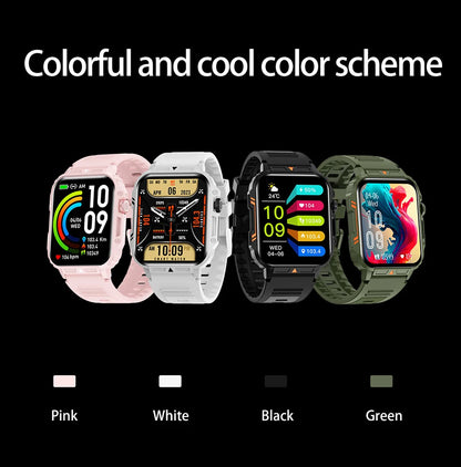 LIGE Smartwatch 1.95" – Waterproof Fitness & Health Tracker for Men & Women | IP68, Heart Rate, Sleep & Sport Modes