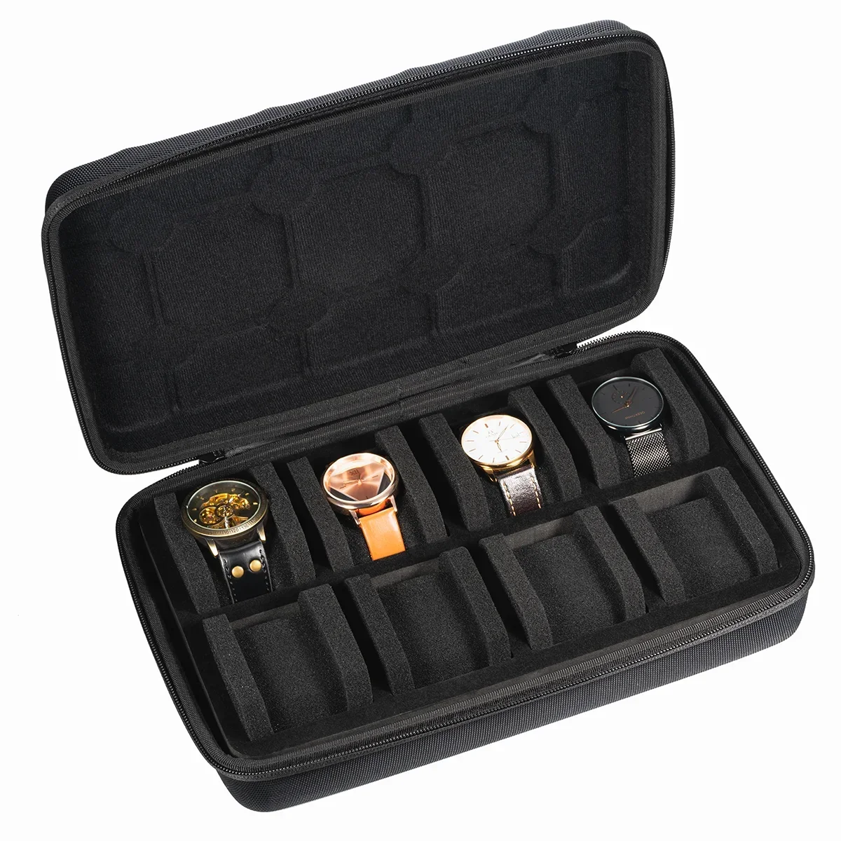 Watch Box Organizer – Portable Travel Case for Wristwatches and Smartwatches