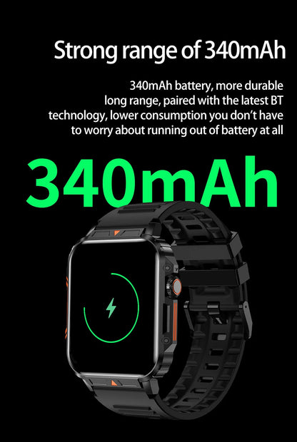 LIGE Smartwatch 1.95" – Waterproof Fitness & Health Tracker for Men & Women | IP68, Heart Rate, Sleep & Sport Modes