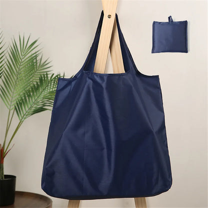 Durable Oxford Cloth Shopping Bag – Reusable Eco Tote for Women, 53x38x10cm, No Zipper