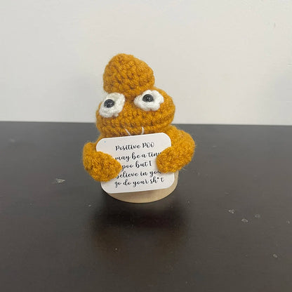 Handmade Yarn Potato Doll – Cute Knitted Plush Decoration for Home, Office, or Gifts