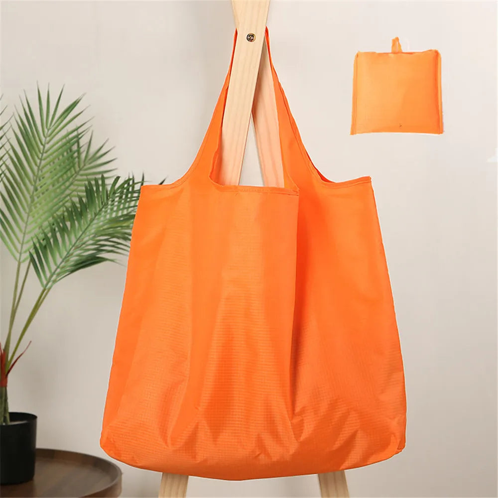 Durable Oxford Cloth Shopping Bag – Reusable Eco Tote for Women, 53x38x10cm, No Zipper
