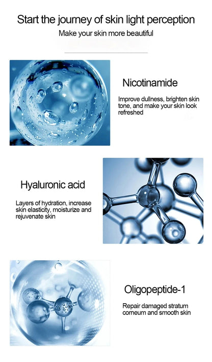 500ml Niacinamide & Hyaluronic Acid Facial Toner – Moisturizing Essence Water for Dry & Dull Skin