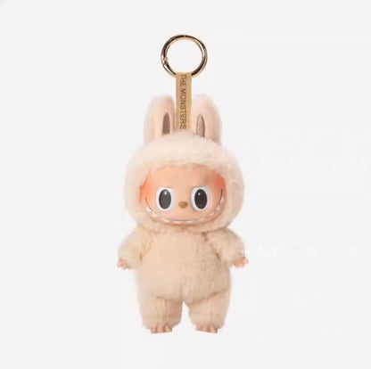 Labubu The Monsters Sit-Down Party First and Second Generation Series Vinyl Keychain Pendant Plush Dolls Replica Birthday Gift