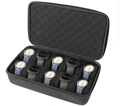 Watch Box Organizer – Portable Travel Case for Wristwatches and Smartwatches
