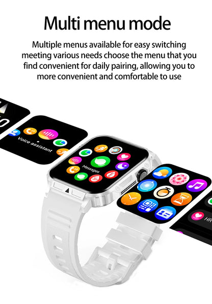 LIGE Smartwatch 1.95" – Waterproof Fitness & Health Tracker for Men & Women | IP68, Heart Rate, Sleep & Sport Modes
