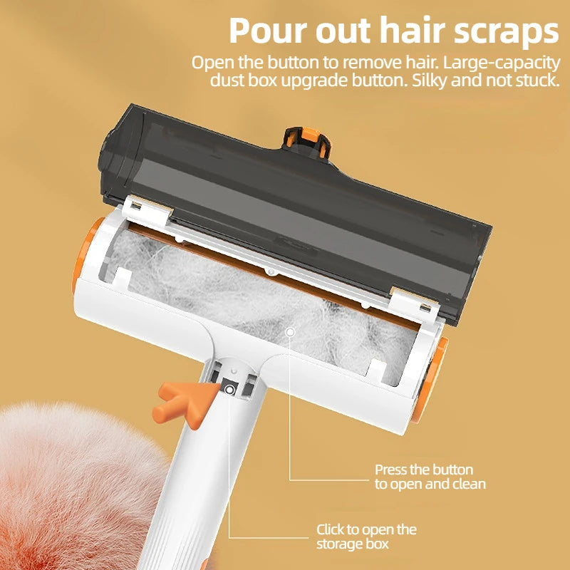 Reusable Pet Hair Remover Roller – Portable, Washable & Eco-Friendly for Dogs, Cats & Clothes