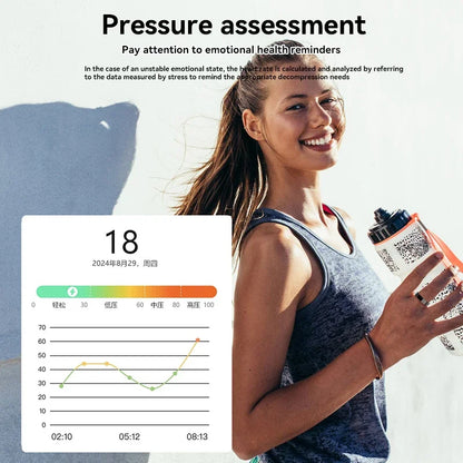 SR08 Smart Ring – 2025 Bluetooth Health Tracker with Sleep, Heart Rate & Activity Monitoring (Unisex)