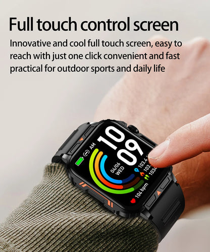 LIGE Smartwatch 1.95" – Waterproof Fitness & Health Tracker for Men & Women | IP68, Heart Rate, Sleep & Sport Modes