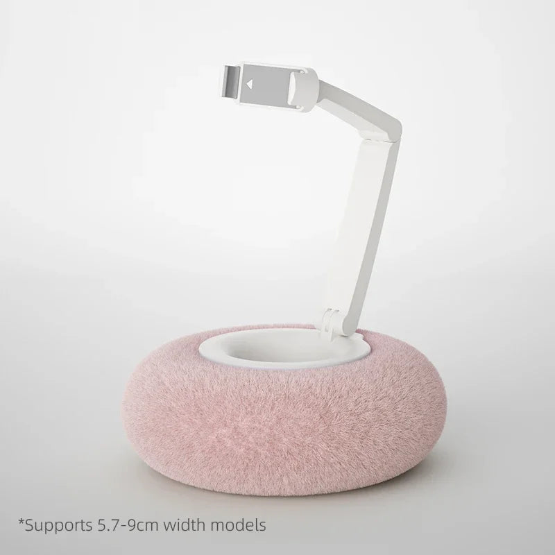 Creative Pillow Phone Holder – 360° Rotating Lazy Stand for Bed or Desk