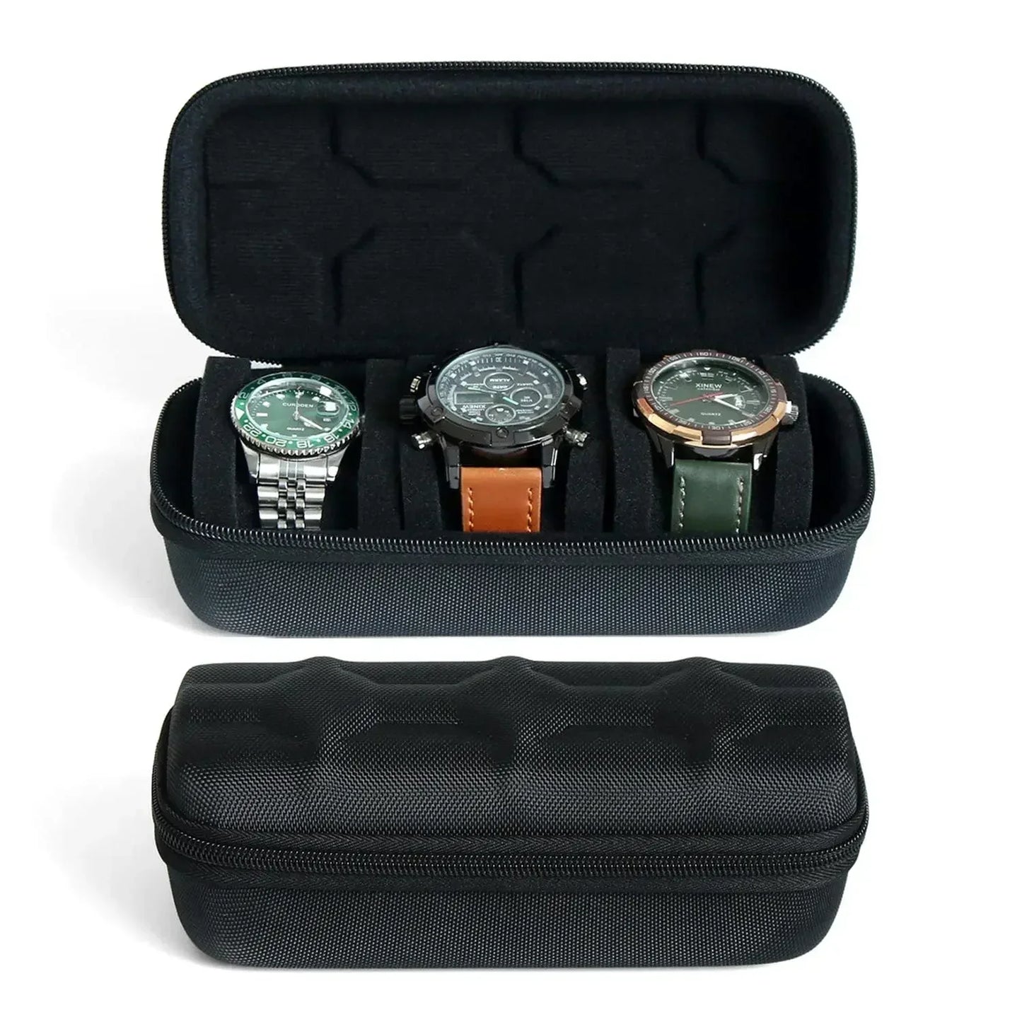 Watch Box Organizer – Portable Travel Case for Wristwatches and Smartwatches