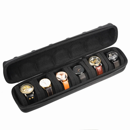 Watch Box Organizer – Portable Travel Case for Wristwatches and Smartwatches
