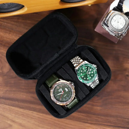 Watch Box Organizer – Portable Travel Case for Wristwatches and Smartwatches