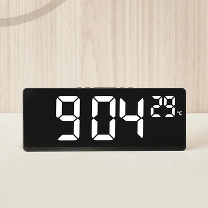LED Digital Alarm Clock – Sleek Desktop Clock with Large Display & Multi-Function Features