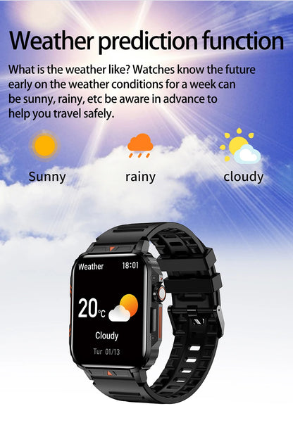 LIGE Smartwatch 1.95" – Waterproof Fitness & Health Tracker for Men & Women | IP68, Heart Rate, Sleep & Sport Modes