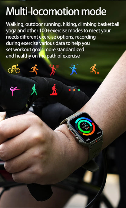 LIGE Smartwatch 1.95" – Waterproof Fitness & Health Tracker for Men & Women | IP68, Heart Rate, Sleep & Sport Modes
