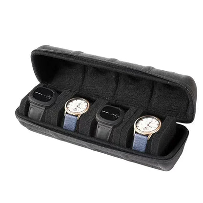 Watch Box Organizer – Portable Travel Case for Wristwatches and Smartwatches