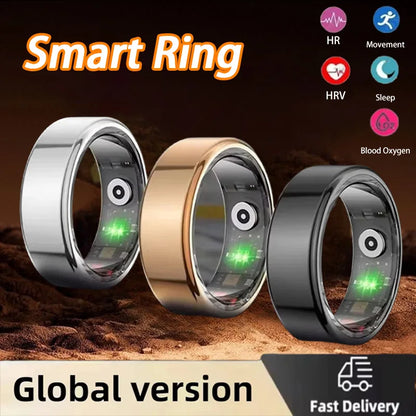 SR08 Smart Ring – 2025 Bluetooth Health Tracker with Sleep, Heart Rate & Activity Monitoring (Unisex)