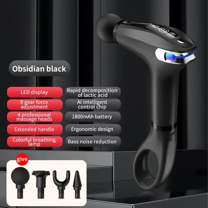 Mini Handheld Percussion Massage Gun – Portable Electric Muscle Massager for Neck, Back, and Legs