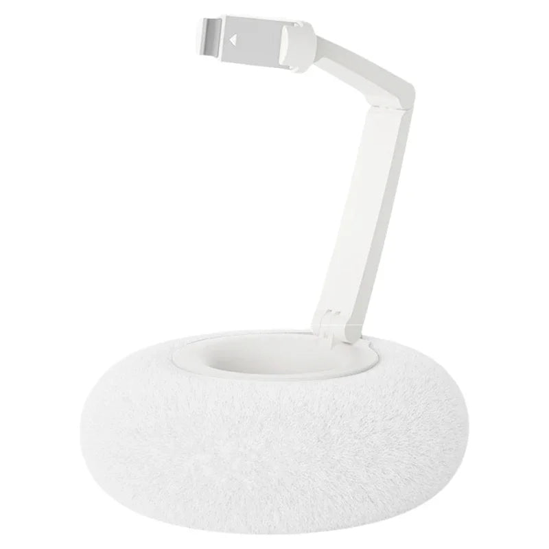 Creative Pillow Phone Holder – 360° Rotating Lazy Stand for Bed or Desk