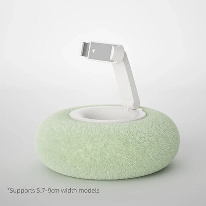 Creative Pillow Phone Holder – 360° Rotating Lazy Stand for Bed or Desk