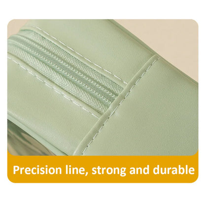 Matte Translucent Travel Toiletry Bag – Unisex Makeup & Cosmetic Organizer with Handle