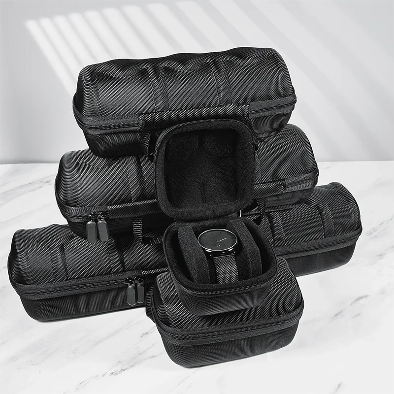 Watch Box Organizer – Portable Travel Case for Wristwatches and Smartwatches