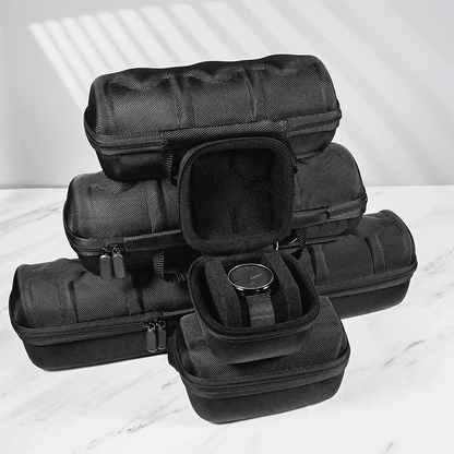 Watch Box Organizer – Portable Travel Case for Wristwatches and Smartwatches